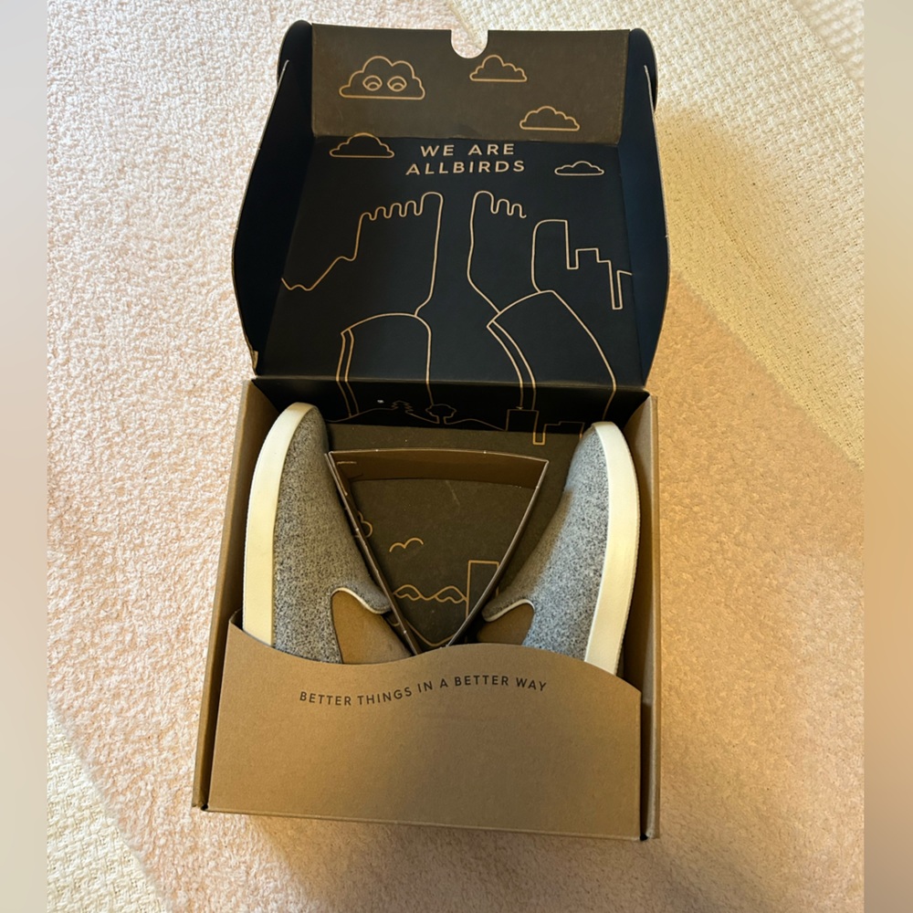Women’s Wool Loungers Dapple Grey Allbirds Size 7